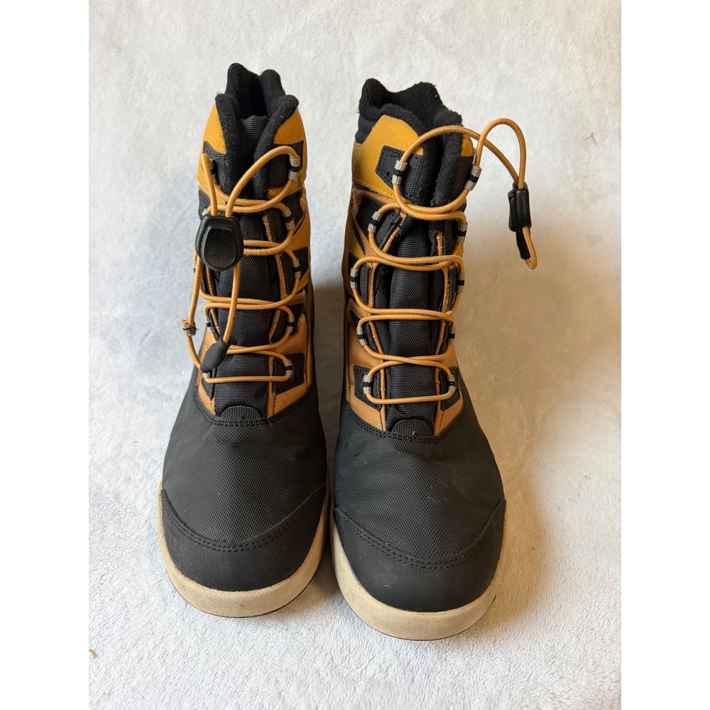 Merrell Snow Boots Kids Size 6M Yellow Black Good Insulated Winter MK265185